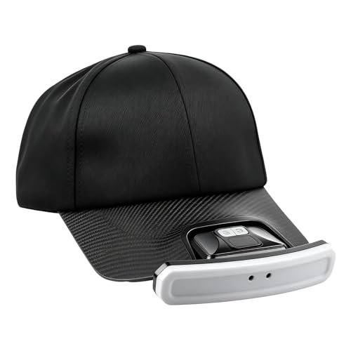 Gorra con luz frontal portátil regulable y recargable mediante USB para ciclismo seguro