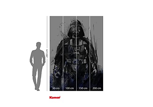 Komar Star Wars IADX4-017 Fleece Photo Wallpaper Star Wars Watercolour Vader Size: 200 x 280 cm (Width x Height) Darth Father Children's Room - Image 4