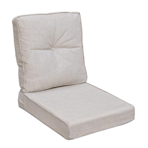 Coussin de chaise de jardin imperméable déhoussable et résistant aux intempéries - 2