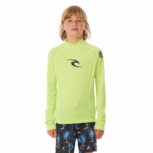 Rip Curl Boys' Brand Wave UPF 50 Long Sleeve Rashguard