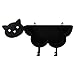 Cabilock Cartoon Tierrolle Papierhalter Eisen Papierrolle Rack Papier Handtuchhalter Toilettenpapier Veranstalter für Küche Bad (Katze)