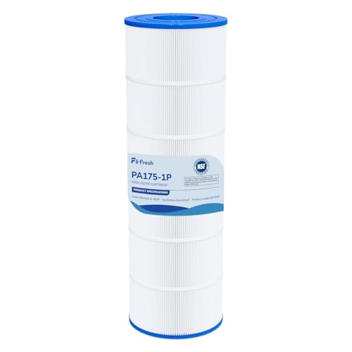 Fil-fresh C1750 Pool Filters Cartridge Compatible with Hayward C1750 Replace for Hayward CX1750RE Pleatco PA175 Unicel C-8417 Filbur FC-1294 175 sq. ft 1-Pack