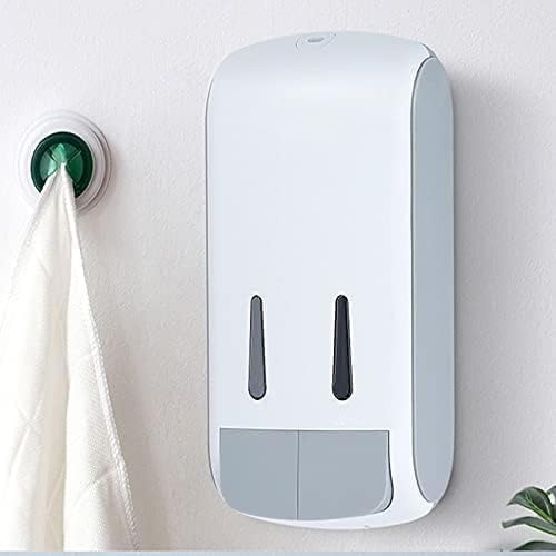 Perforation-Free Soap Dispenser Wall-Mounted 400mlX2, Hotel and Shopping Mall Bathroom Press Shower Gel Packaging Box