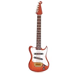 Modèle de guitare, décoration Belles lignes Modèle de guitare miniature pour bibliothèques pour salle de musique - Les Beatles, Paul McCartney, John Lennon, RIngo Starr, George Harrison