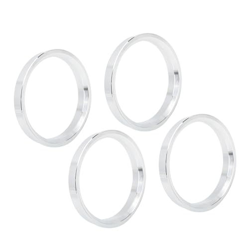 A ABSOPRO Anillos Centradores De Buje De Rueda de Coche, Espaciador De 73.1 A 64.1 mm De Aleación De Aluminio (Paquete de 4)