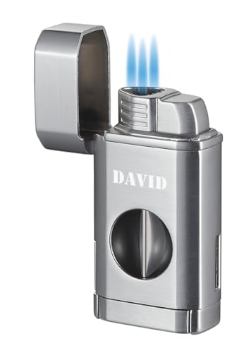 Encendedor triple llama recargable Visol Diablo acero inoxidable miniatura 1
