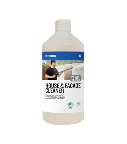 Nilfisk Limpiador de Fachadas y Viviendas - Detergente de Hidrolimpiadora para Paredes Exteriores (1 L)