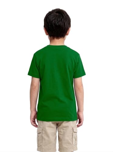 Image of Double F Branded Cotton Bio wash Round Neck Half Sleeve Solid T-Shirt for Boys and Baby