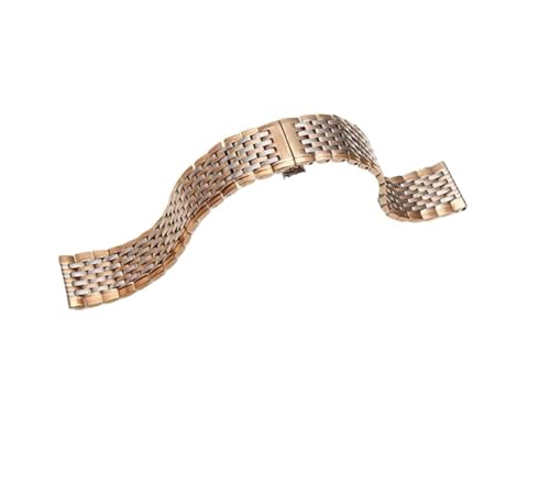 [VEł] 13mm 18mm 20mm 22mm c[gS[hXeXX`[EHb`ohAW L4.209/L4.512 EHb`ΉA^p^[\bhNuXbg(Rosegold- silver,22mm)