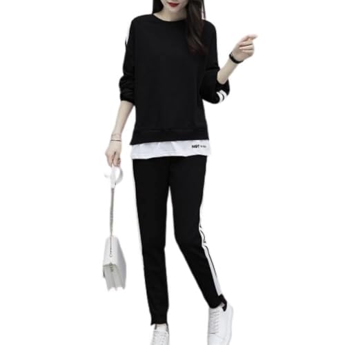 [RED RAY] [レッドレイ] セットアップ ジャージ 上下セット パーカー レディース スポーツ ルーム ウェア 長袖 (JP, アルファベット, XL, ブラック)