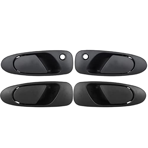 SCITOO Exterior Door Handles Replacement fit for 1992-1995 for Honda Civic Replaces 72180-SR3-J01Z,77748,72140-SR3-J01Z,77757,72680-SR4-J01Z,77758,72640-SR4-J01Z,77763,
