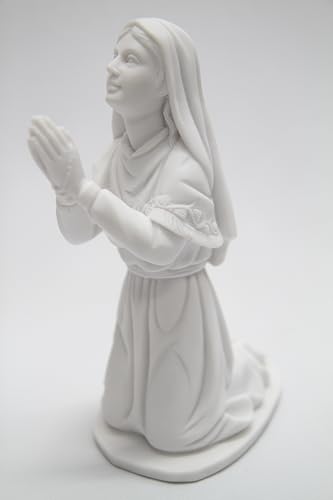 Estatua de San Bernadette de Lourdes en oración 20 cm miniatura 2