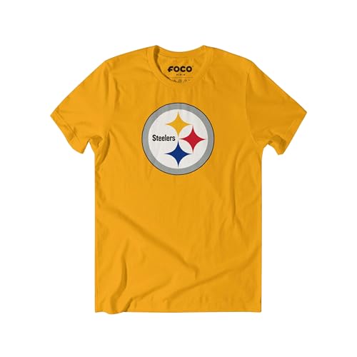 Image of FOCO Men's NFL Team Primary Logo Black Short Sleeve T-Shirt