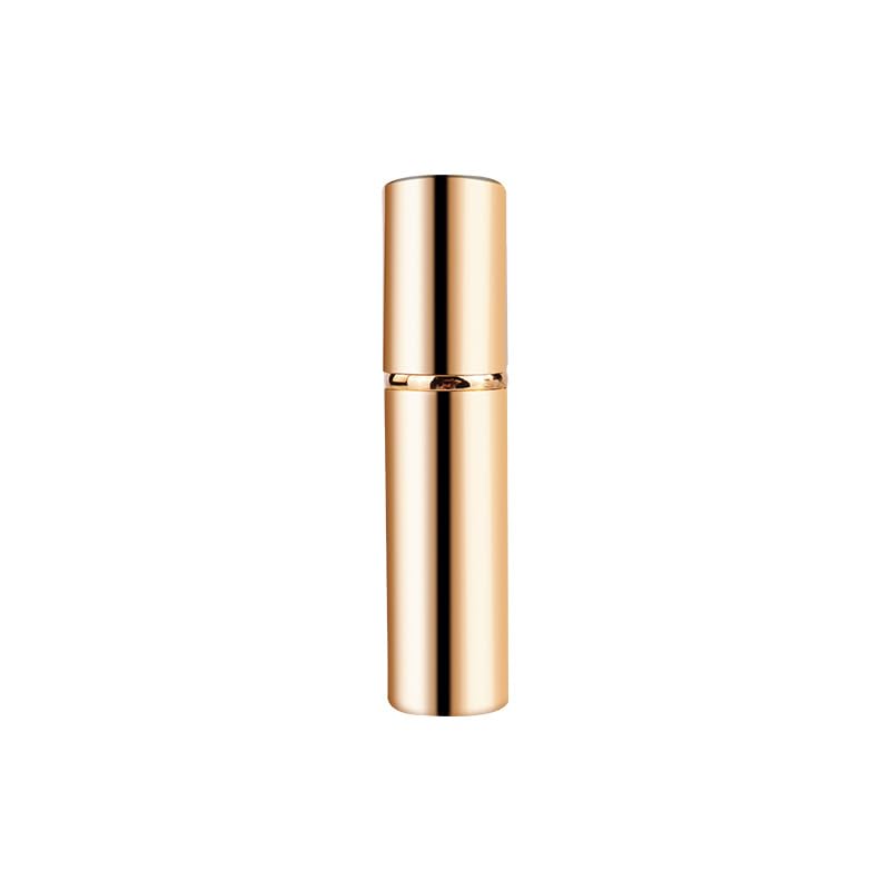 5 ml 10 ml aluminiowa butelka z rozpylaczem do perfum szklany atomizer, wielokrotnego napełniania, podróżny pojemnik na mgiełkę, zestaw próbek kosmetyków, 10-100 szt. (złoty połysk, 50 szt., 5 ml)