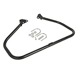 Motor Crash Bar Highway Engine Guard Compatible With FXD 2006-Up Models FXDL Low Rider FXDWG Wide #49010-06(Black)