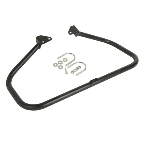 Motor Crash Bar Highway Engine Guard Compatible With FXD 2006-Up Models FXDL Low Rider FXDWG Wide #49010-06(Black)