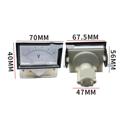 Voltmètre 85C17-V DC cadran de mesure de tension continue 10V