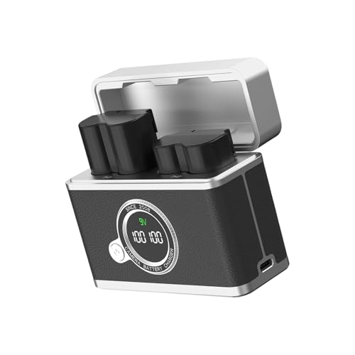 Cargadores de batería para cámara USB C de doble bahía con gestión de energía inteligente
