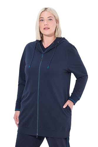Ulla Popken Felpa da donna, taglie forti, taglie forti, lunga, accent