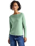 Street One Damen 3015493 Strukturpullover, Serene Green Mel, 40