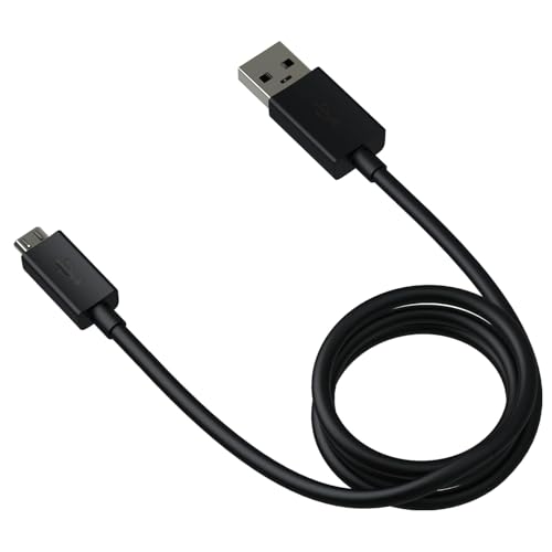 Image of Motorola Data /Charging Cable USB-A to Micro-USB - Black Compatible with Motorola E3, E3 Power, E4,E3, E3 Power, E4,X Force, X Pure Edition-6 Month Warranty