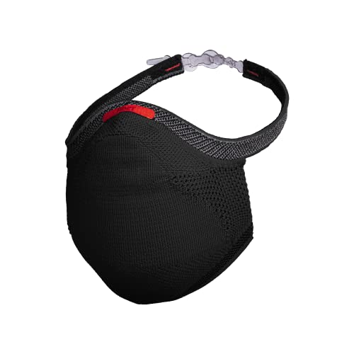 Máscara De Proteção 3d Knit Fiber Preto Tam M Com 1 Refil