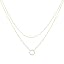 16 Circle Karma Necklace