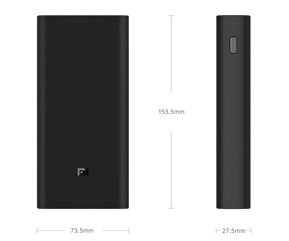 Xiaomi MI 50W Power Bank 2000, 20000mah, USB-C Input/Output Plus 2