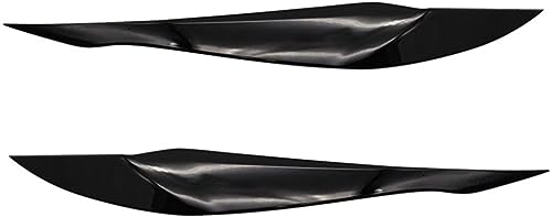 Paupières de phares BMW F30 F31 Noir Brillant (2011-2018) pour Berline et Break