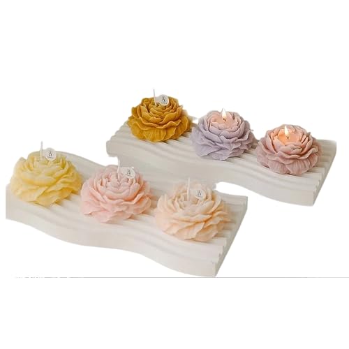 ATTICA MOON Rose Shaped Soy Wax Candle (Lavender)