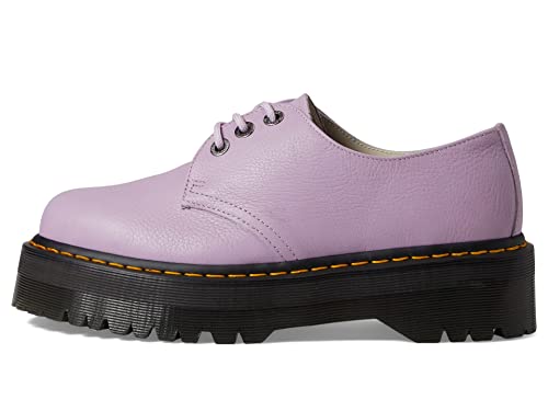 Image of Dr. Martens Womens 1461 Quad Smooth Leather Platform Shoes