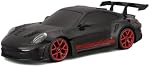 Maisto Tech R/C Porsche 911 GT3 RS Remote Control Car 1:24 Scale 2.4 GHz with Pistol Grip Control from 5 Years 20 cm Black/Red (582344)