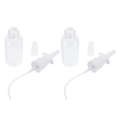 GAROZATION Irrigador Nasal Duradero para Bebés de Plástico Pet, 2 Piezas Capacidad de 20ml, Segura y Sencilla para Limpieza Nasal Eficaz