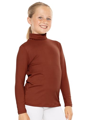 STRETCH IS COMFORT Girl's Oh So Soft Long Sleeve Turtleneck | Youth Size 2-162