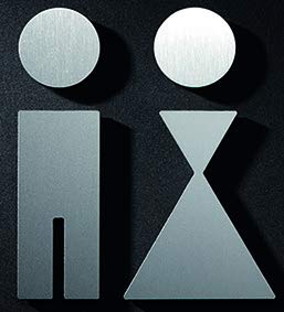 PHOS Design, P0301, simbolo della porta del WC da