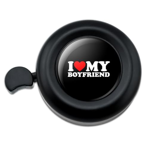 Graphics & More I Heart My Boyfriend Bicycle Handlebar Bike Bell