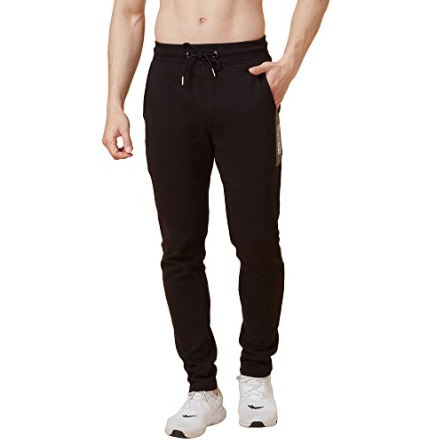 Image of Globus Men Olive Solid Regular Fit Sports Track Pants