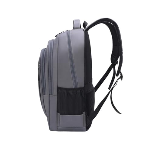 Backpack, Travel Backpack, Nylon Waterproof Material, Large Capacity, Layered Design, Suitable for Business Travel(Black)4