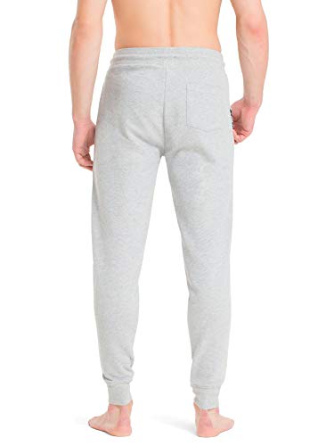 Tommy Hilfiger Men Sweatpant Track Pants Long, Grey (Grey Heather), XL