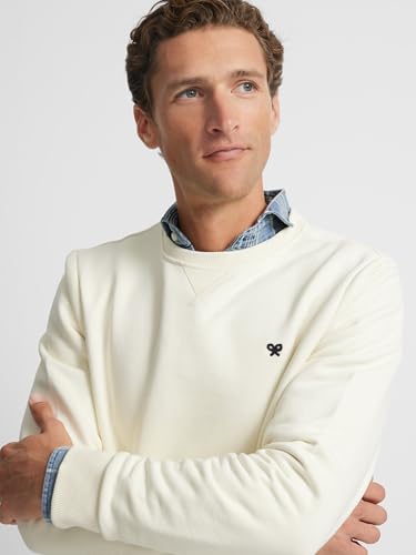 Silbon Para Hombre. 130109 Sudadera Minilogo Beige (M), Casual, AlgodóN - 2