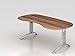 Produktbild Nierentisch C-Fuß 200x100cm Zwetschge