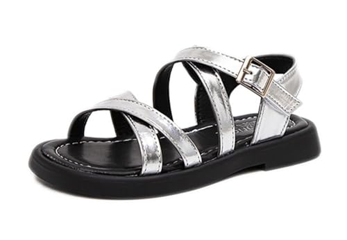 He&Yingmin Toddler Little Girl Sandals Kids Summer Flat Dress Sandals Beach shoes