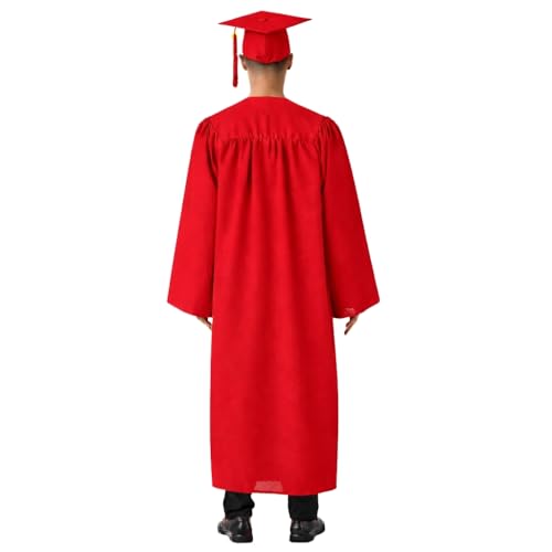 Image of Raj Costume Convocation Dress Graduation Gown and Cap Set for Kids & Adults Convocation Dress Academic Degree Ceremony Robe for School College Graduation Day Matte Polyester Pleated Convocation Gown