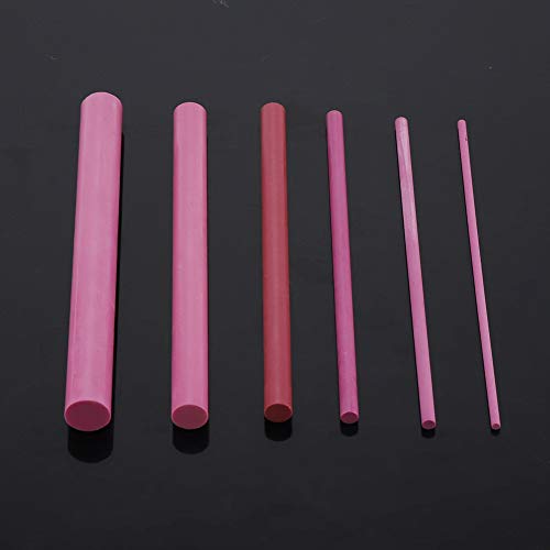 6Pcs 3000 Grits Ruby Sharpening Stone Cylindrical Whetstone Sharpener Professional Knife Polishing Grinding Tool, 2~10Mm #TOP5