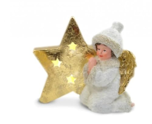 Nuova Italpak K021 Keramikengel C/Licht, 15 cm, Siehe Foto