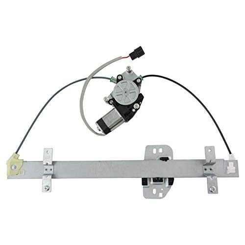 Image of TRQ Rear Left Power Window Regulator & Motor Assembly Drivers Side Compatible with 2006-2014 Honda Ridgeline