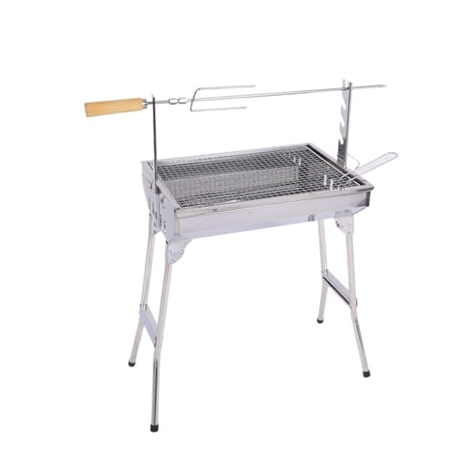 Parrilla de malla de acero inoxidable de alta resistencia y estante plegable 5
