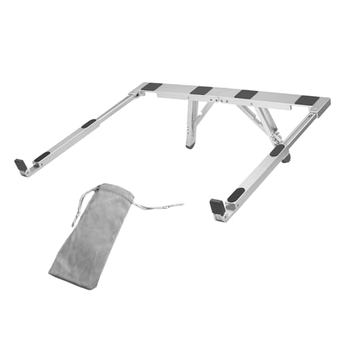 Diogeynu Soporte ajustable para portátil plegable con mejora la disipación del calor, múltiples ángulos gruesos