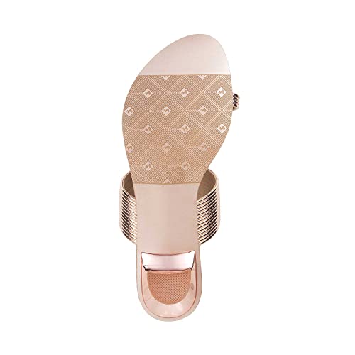 Image of Metro Women's Fashion Kitten Heel Slip-on Sandals