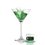 Green BREW GLITTER Edible Glitter For Drinks, Cocktails, Beer, Garnish Glitter & Beverages | KOSHER